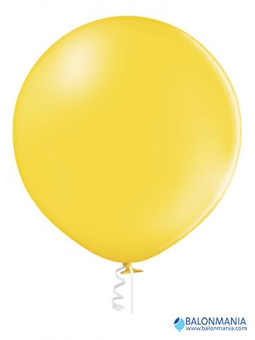 Bright žuti pastelni balon jumbo 60cm