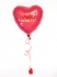 Balon s natpisom VOLIM TE folijski balon srce standard