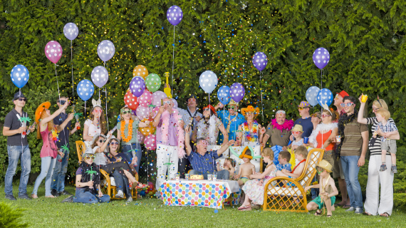 Točkice baloni i party