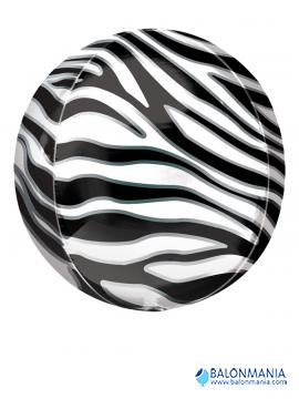 3D balon s efektom zebra prugica