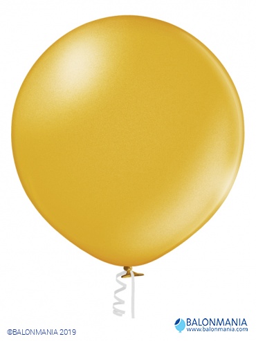 Zlatni metal XL jumbo lateks balon - 90cm - 36" - 360l