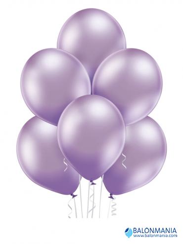 GLOSSY ljubičasti baloni lateks 30cm (50 kom)