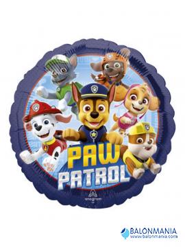 Balon Paw Patrol okrugli folijski na helij