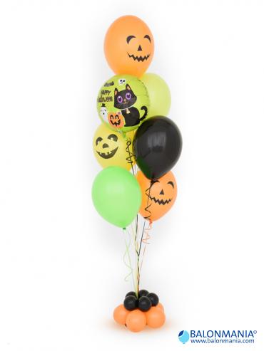 Buket balona Halloween NOĆ  VJEŠTICA standard
