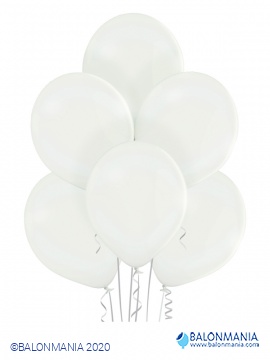 Bijeli baloni pastel latex 30cm (50 kom)