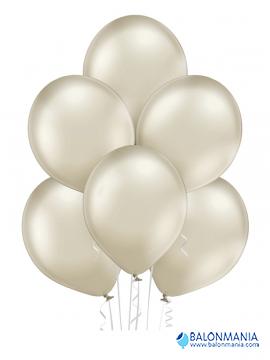 Balon lateks glossy badem bež 6 kom