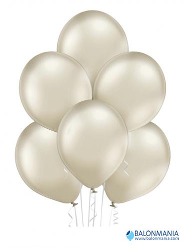 Balon lateks glossy badem bež 6 kom