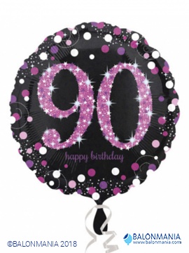Balon za rođendan Pink Celebration 90
