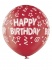 Sretan rođendan crveni jumbo lateks balon 1 kom