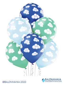 Baloni za dječake Oblaci 6 kom.
