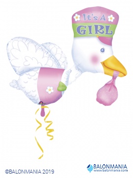 Baby balon za rođenje Its a Girl RODA