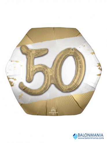 Veliki balon broj 50 multibalon na helij