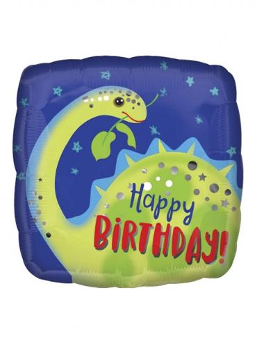 Brontosaur "Happy Birthday" folijski balon 