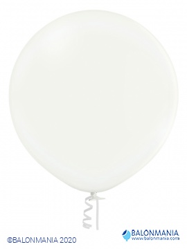 Bijeli JUMBO balon pastel 60 cm