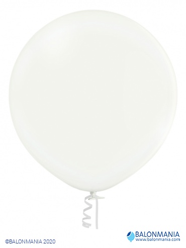 Bijeli balon pastel jumbo 60 cm