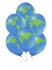 Globus baloni lateks Planeta Zemlja 6 kom 30cm
