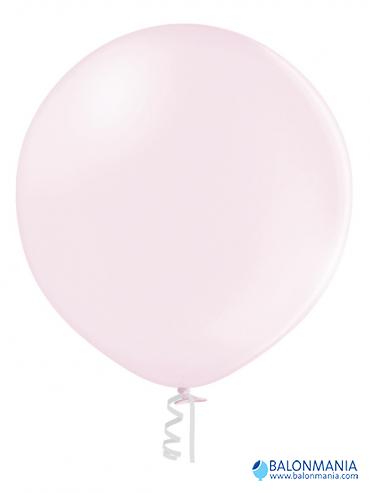 Nježno pink soft pastel balon lateks 60cm