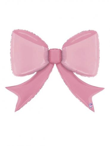 Folijski balon u obliku mašne - pink