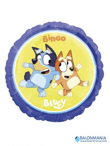 Balon Bluey & Bingo okrugli folijski