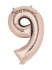 Veliki baloni helij BROJEVI ROSE GOLD