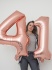 Veliki baloni helij BROJEVI ROSE GOLD