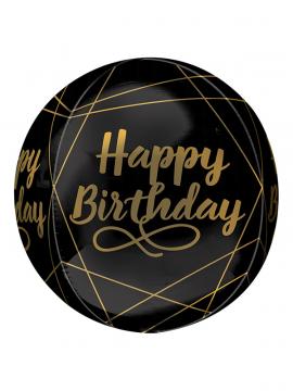 3D balon Elegant Birthday