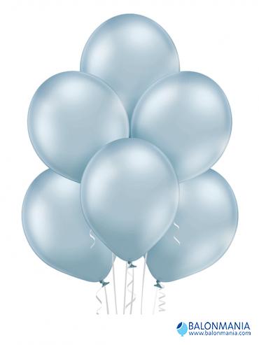 Balon lateks glossy nježno plavi 6 kom
