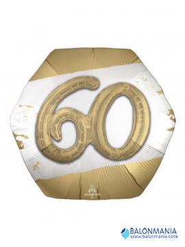 Balon broj 60 multibalon na helij