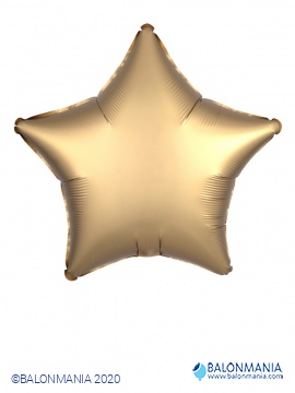 Zlatna zvijezda balon folijski satin lux