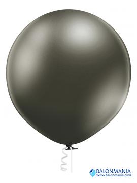 Glossy antracit sivi balon jumbo 60cm 
