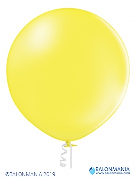 Žuti balon pastel jumbo 60 cm