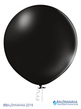 Crni balon pastel jumbo 60 cm
