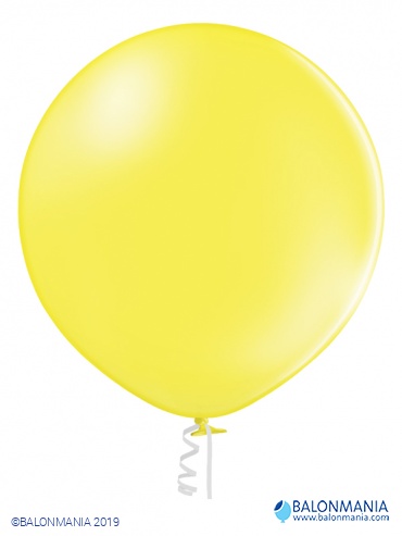 Žuti balon pastel jumbo 60 cm