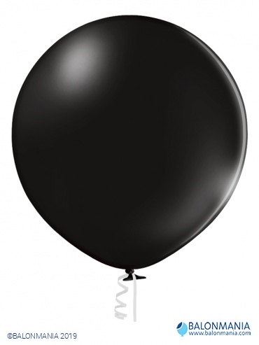 Crni balon pastel jumbo 60 cm