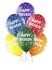 Sretan rođendan baloni lateks 6 kom
