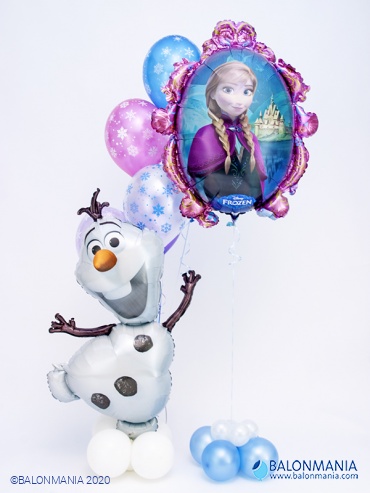 Buket balona "Ledeno kraljevstvo OLAF" premium