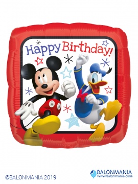 Mickey rođendanski balon folijski