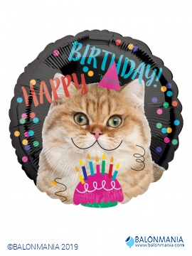 Mačka rođendanski balon iz folije