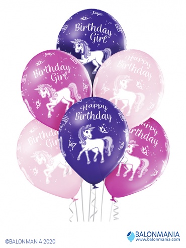 Baloni za rođendan Birthday Unicorn