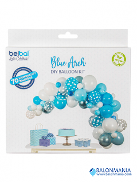 Girlanda iz balona napravi sam - dekoracijski set BLUE