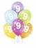 Baloni helij brojevi 30cm (6 kom)