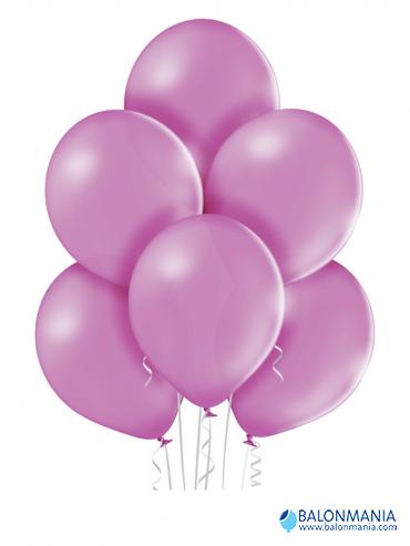 Ciklama ružičasti pastelni baloni lateks 30cm (50 kom)