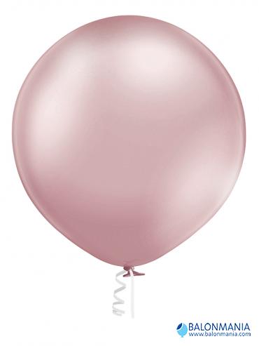 Glossy Light Pink balon lateks jumbo 60 cm