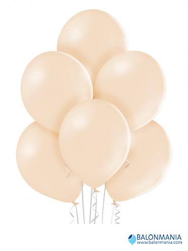 Krem breskva soft pastel baloni lateks 30cm (50 kom)