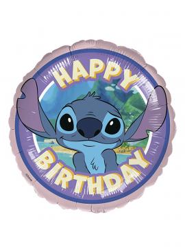 Balon na helij STITCH Happy Birthday