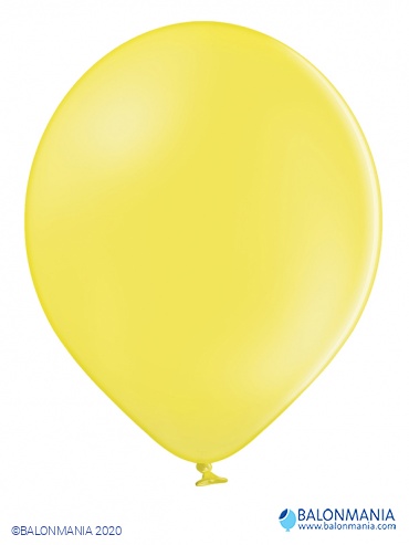 Žuti baloni pastel lateks 30 cm (50 kom)