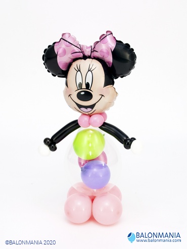 Balon dekoracija "Minnie Mouse" stolna