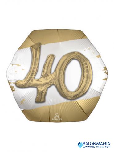 Balon broj 40 multibalon na helij