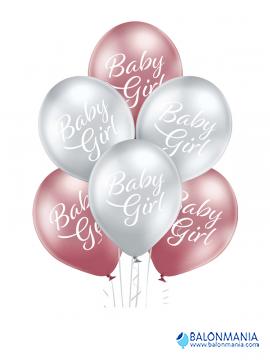 BABY GIRL baloni glossy premium 6 kom.