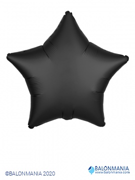 Crni balon zvijezda Silk Lustre Black